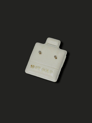 Broquel Zirconia Chica Oro 10k