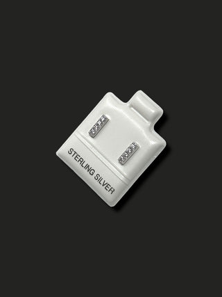 Broquel Rectangular Plata .925