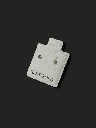 Borquel Zirconia Mediana Oro 10k